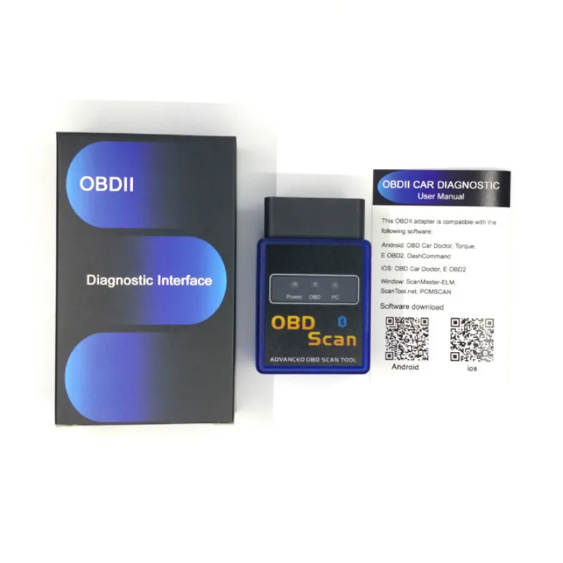 C04B Bluetooth elm327 V1.5 25K80 чип Obd2 сканер Automotriz автомобиля Диагностика авто детектор ELM 327 OBD 2 диагностический инструмент launch