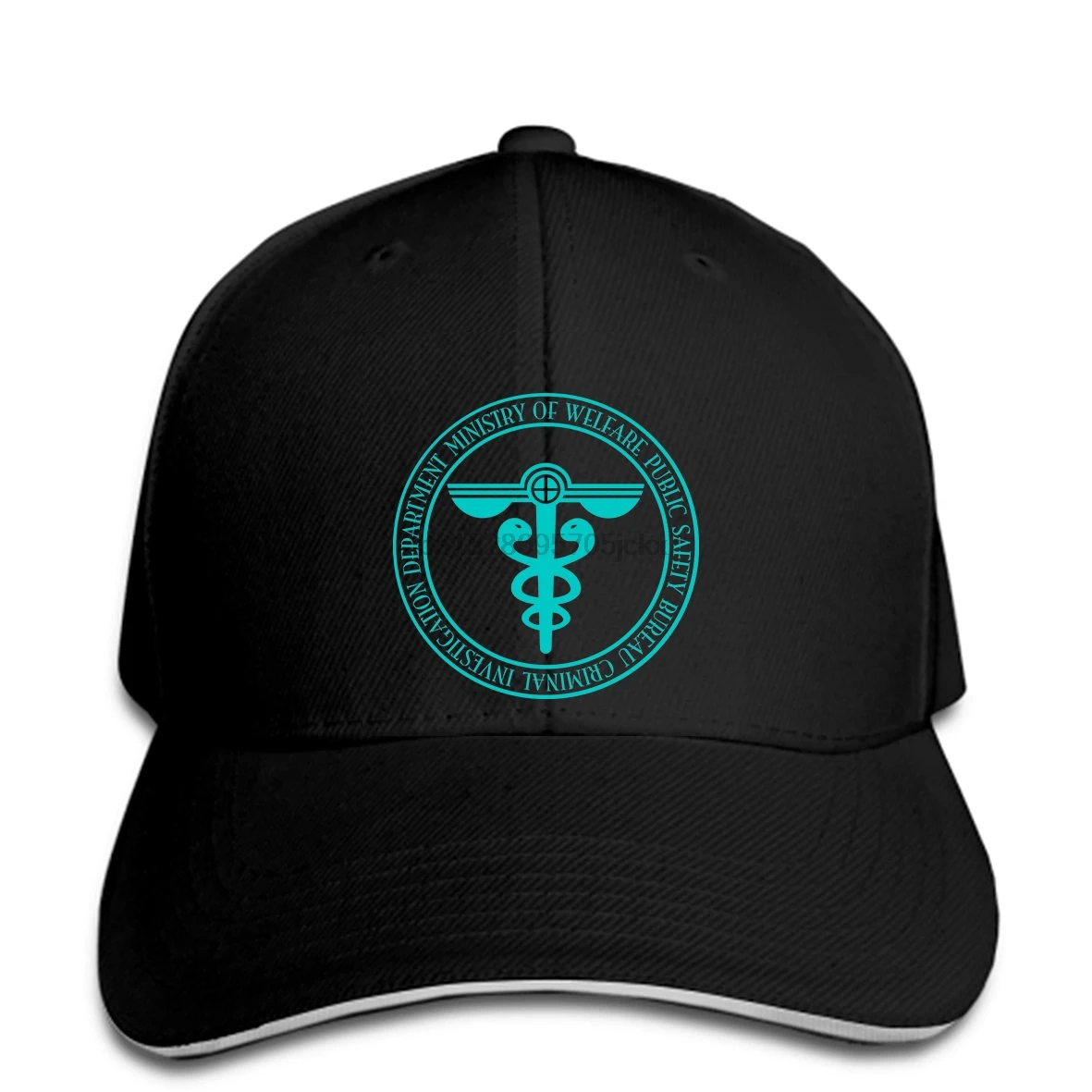 

Men's Psycho Pass Logo Baseball cap Black snapback hat Peaked