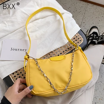 

[BXX] Casual Nylon High Capacity Crossbody Bags For Women 2020 Summer Shoulder Bag Female Simple Travel Crossbody Handbags HM582