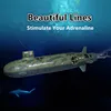 Omnibearing remote control Seawolf upgrade version RC Big submarine 6-Channel 35cm RC Nuclear power Submarine kids toy 1
