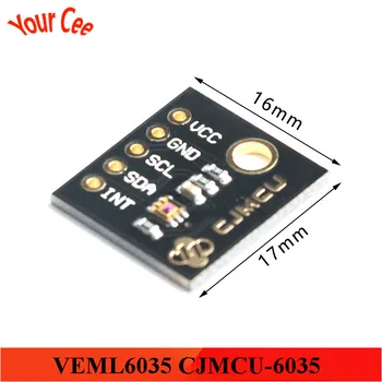 

VEML6035 Ambient Light Sensor Module 3.3V I2C IIC Interface 16-bit Low Power Consumption High Sensitivity CMOS CJMCU-6035