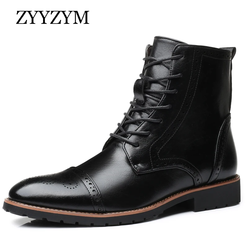 brogue style boots