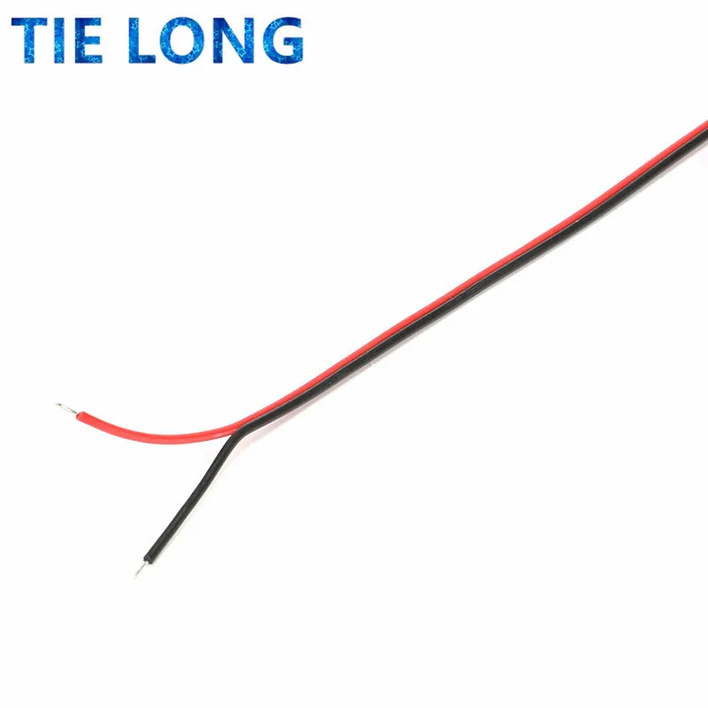 50Pcs/lot Red Black Abreast Line 26AWG 100mm 150MM length LED Line Connecting Tin Plating Wire DIY 2P Electronic Wire Welding