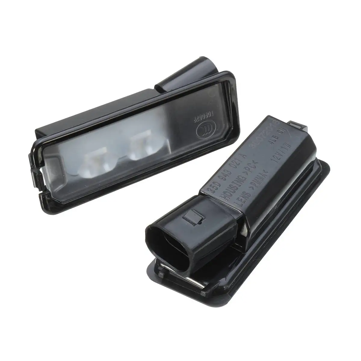 2X Светодиодный светильник номерного знака 35D943021A 1K8943021C для VW Golf MK7 GTI EOS Passat 3C CC Scirocco Amarok New Beetle