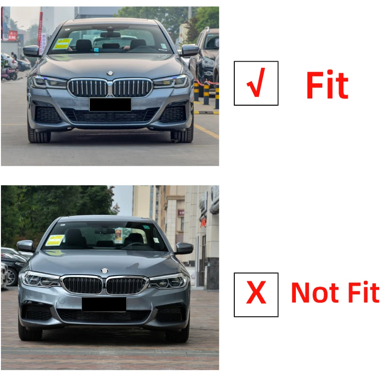 FÜR 3PCS Auto Frontspoiler Anti-Kollision Zubehör NEUE BMW 5 Serie G30 PU  Material Separator Schwarz Körper kit BMW5 2021 2022 - AliExpress