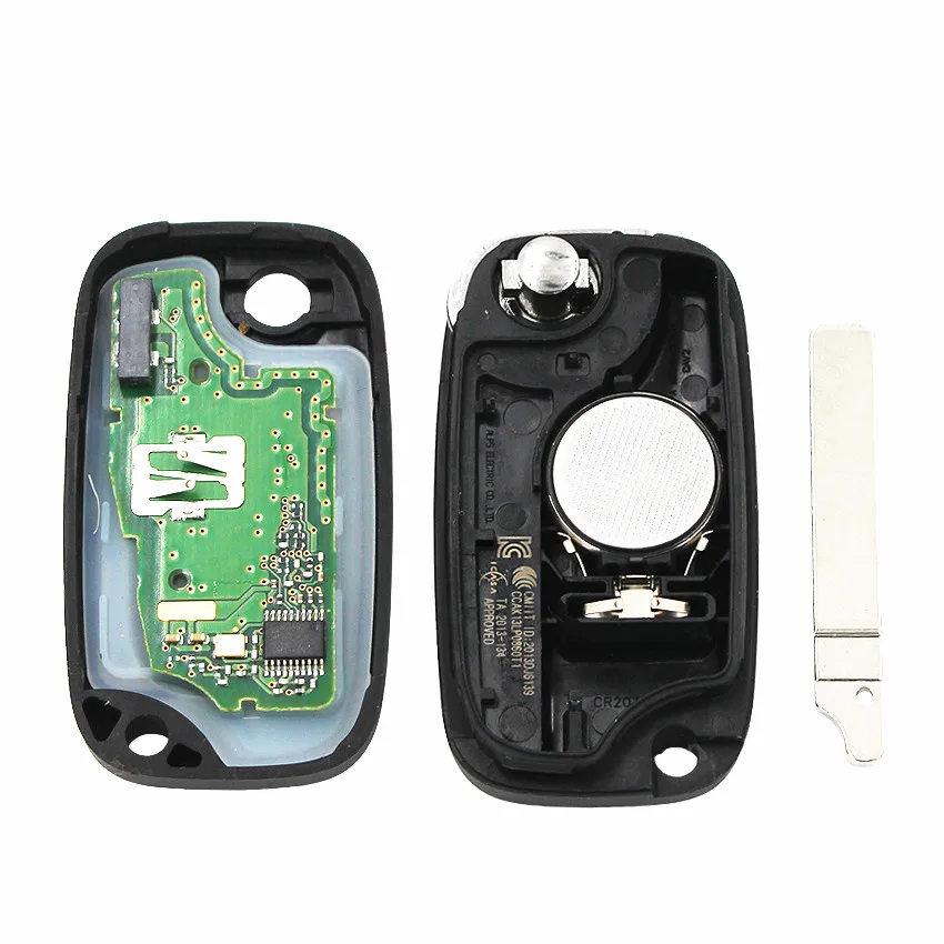 OEM 3+ 1/4 кнопки флип дистанционного ключа 433 МГц для BENZ Smart с 4A чип для Benz Smart Fortwo 453 Forfour