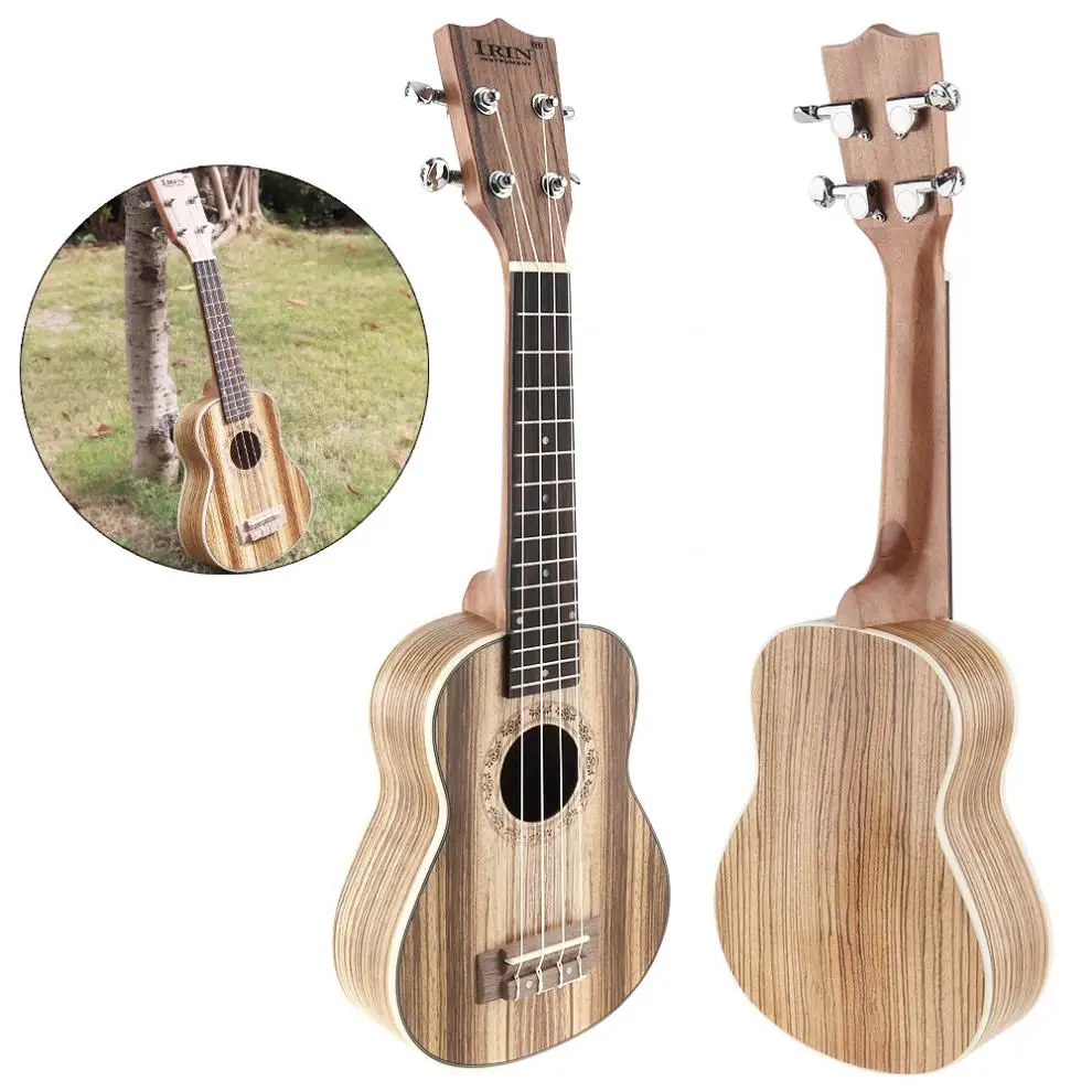 Укулеле 21 дюймов сопрано укулеле дерево 15 Лада четыре струны гитары Ukelele музыкальный струнный инструмент Лидер продаж