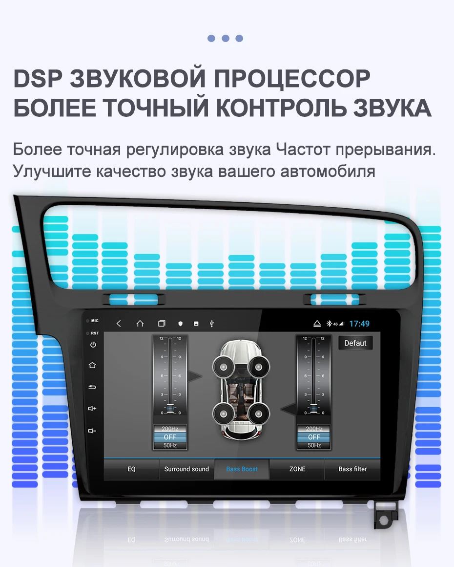 Isudar H53 4G Android 1 Din Авто Радио для VW/Volkswagen/Golf 7 Автомобильный мультимедийный 8 Core ram 4 Гб rom 64 Гб gps DVR 1080P камера ips