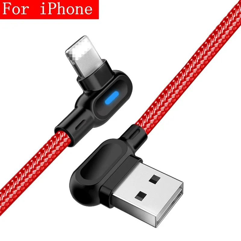 For iPhone Red Олаф 1 м 2 м USB кабель Micro usb type C кабель для быстрой зарядки для iPhone XS Max samsung A50 S8 USB зарядное устройство Шнур для мобильного телефона - Цвет: For iPhone Red