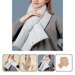 Fashionable Keep Warmth Heat Gathering Winter Down Scarf Neck Warmer Ski Down Scarf for Snowboarding Women Down Scarf