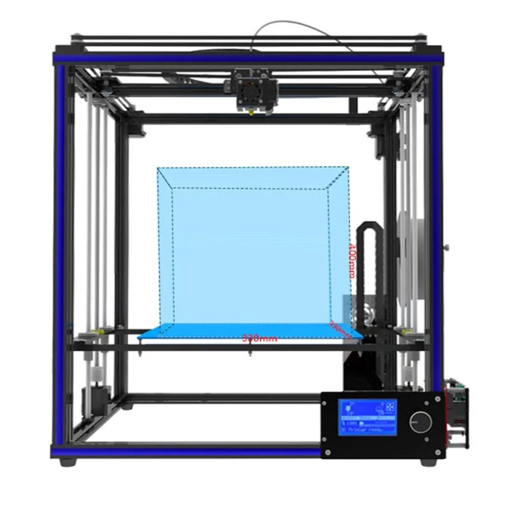 3d Принтер прецизионный Tronxy X5S алюминиевая структура 3d принтер PLarge площадь печати 330*330*400 мм Макс США штекер