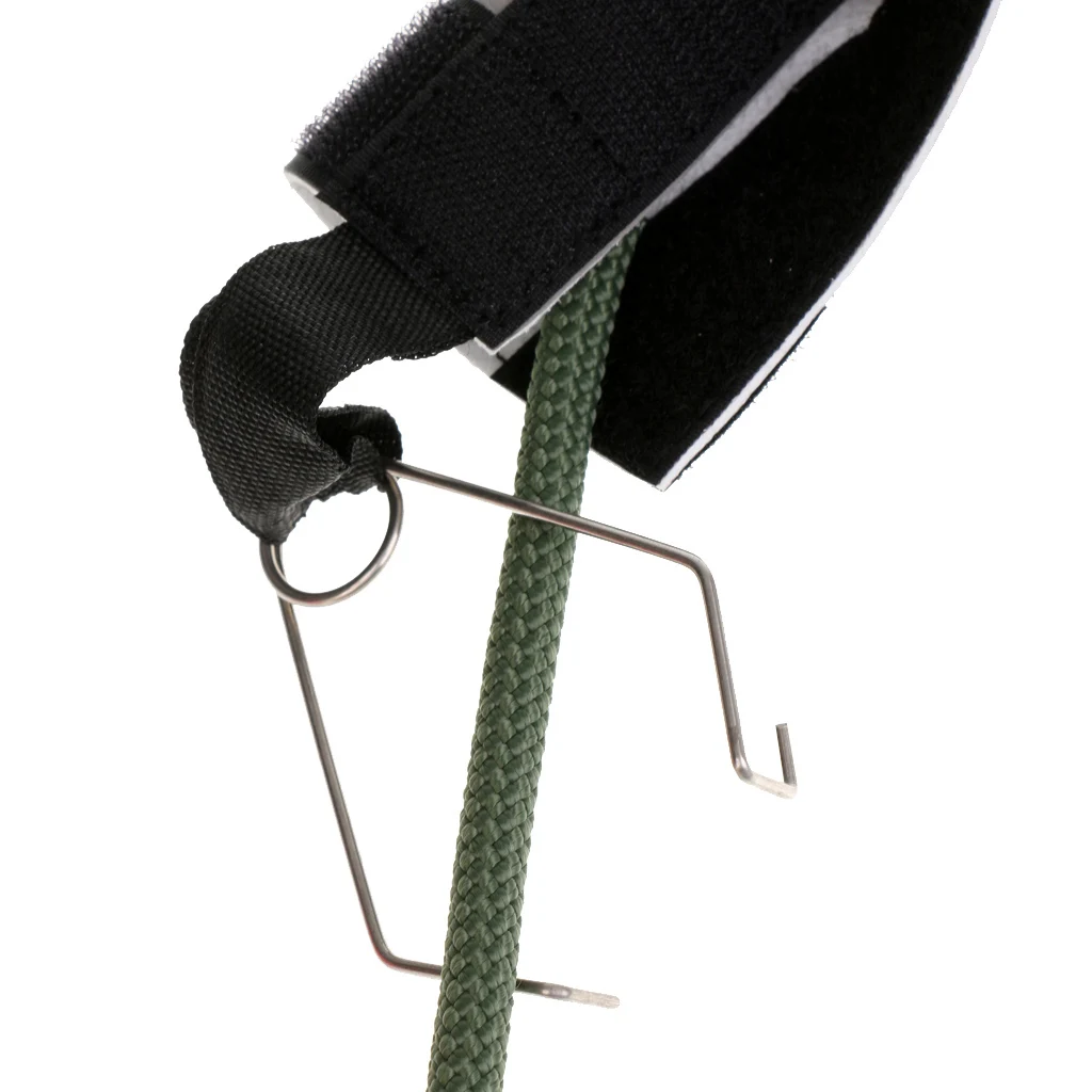 Climbing Rope Protector 2pcs Stainless Steel Cord Fasteners Clambing Rope Cord Tightener Outdoor Hiking Accessories for Climbing Rope Protector Sleeve