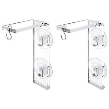 

Suction Cup Window Frame Convenient Window Frame for Hanging Plants,for Bird Feeders,Decorations and Wind Chimes 2Pcs