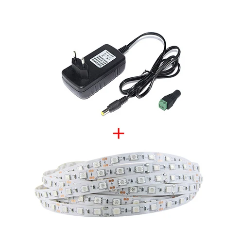Set 2 5050 RGB 12 В Светодиодная лента светильник водонепроницаемый кухонный под шкаф светодиодный светильник ing шкаф для спальни ТВ задний светильник Bajada De Cama - Цвет: Set 2