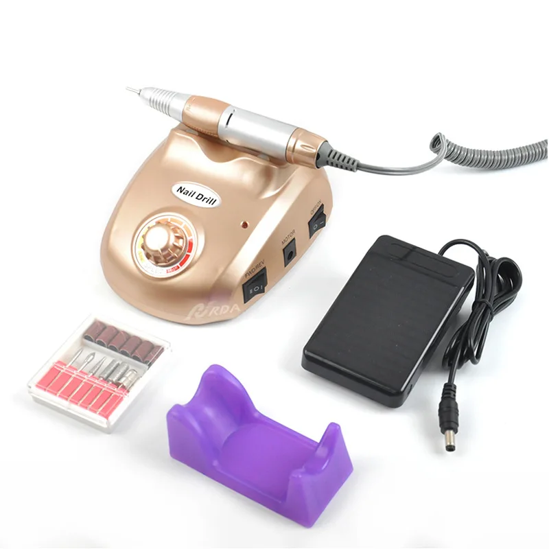 

Nail Power Drill Set 20W Electric Drill Toolkit Manicure Pedicure Tools Gel Polish Remover Drill Electric Nail Files Kit