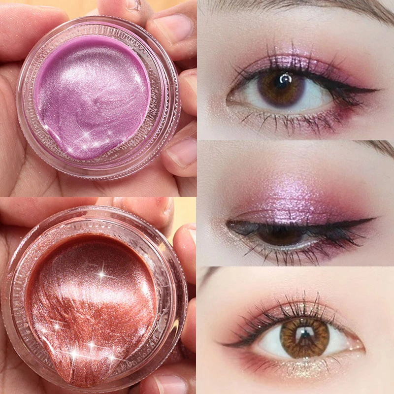 Тени для век блестящие мерцающие зеленые пигментные палитры макияжа