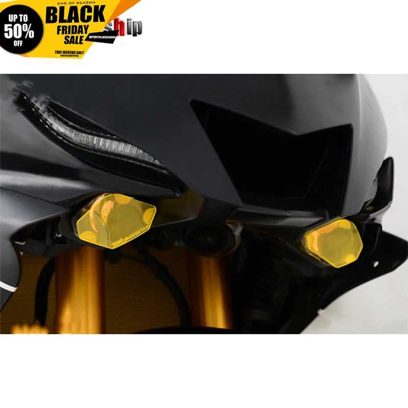 For YAMAHA MT 10 MT 10 MT10 YZ R1 R6 Motorcycle Accessories ABS Headlight Protector Cover Screen