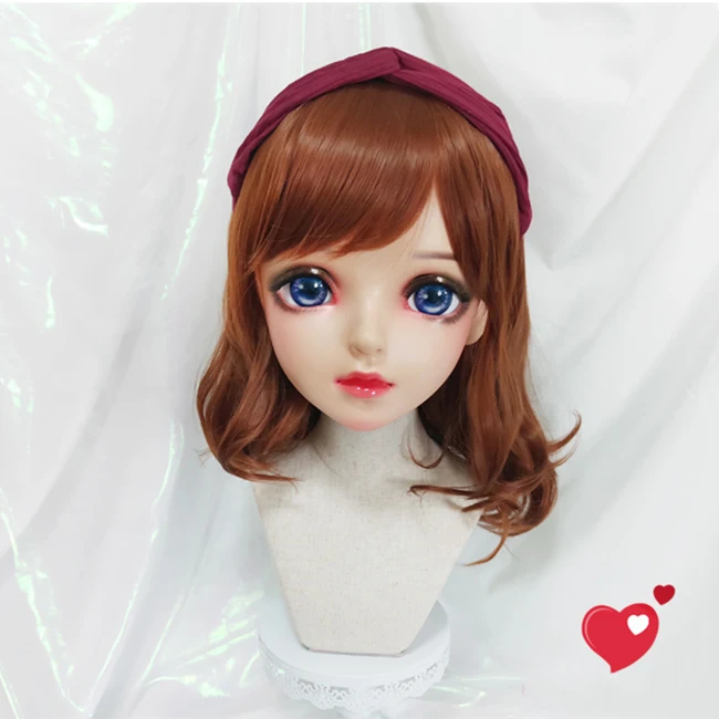 (Miao 10) женские милые девушки смолы половина головы кигуруми BJD маска косплей