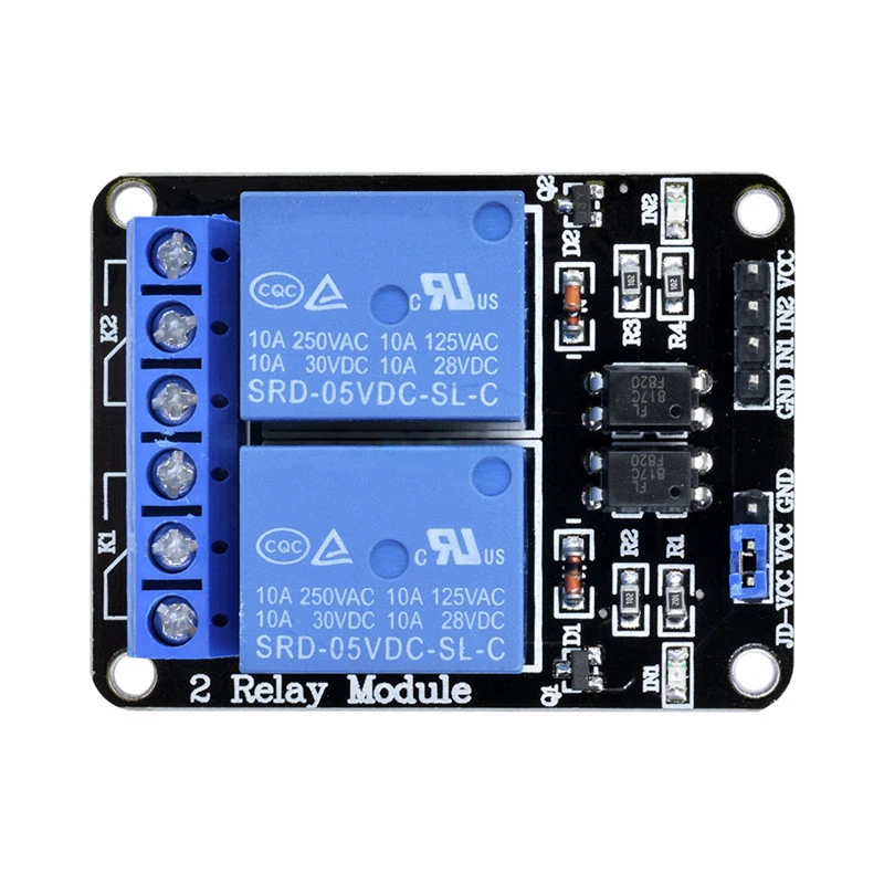 Горячая 3c-1 шт 12 В 2 канала релейный модуль щит для Arduino Arm Pic Avr Dsp электронный