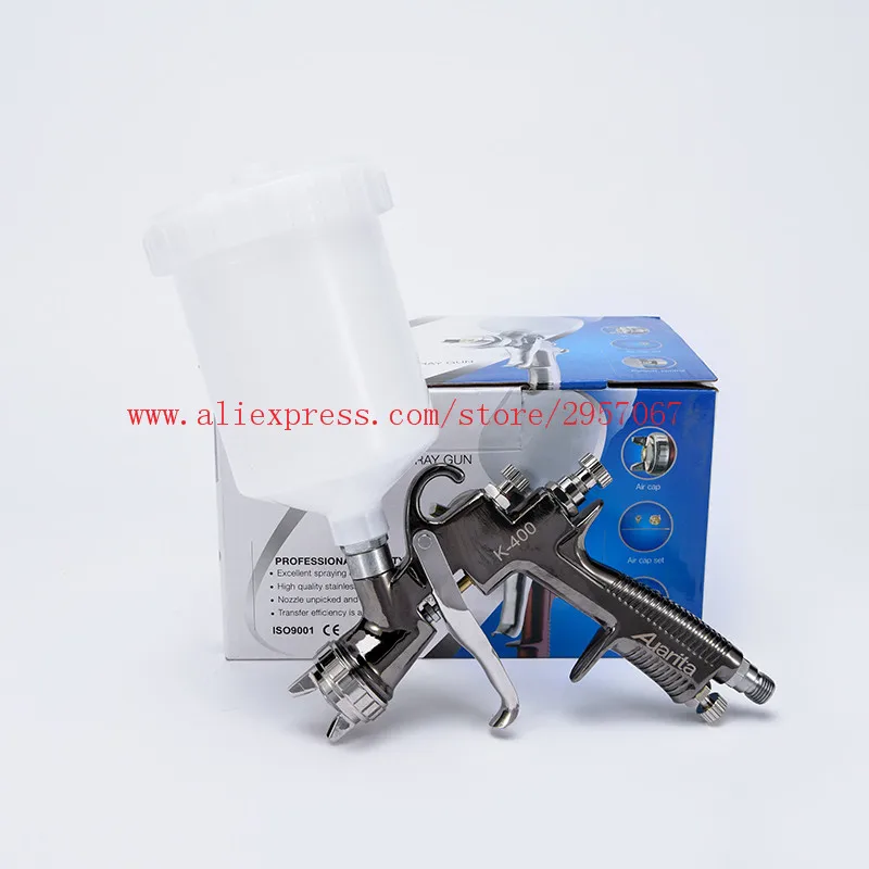 Auarita K-400 LVMP Spray Gun Professional Paint Gun 1.4mm 1.7mm Nozzle For Cars