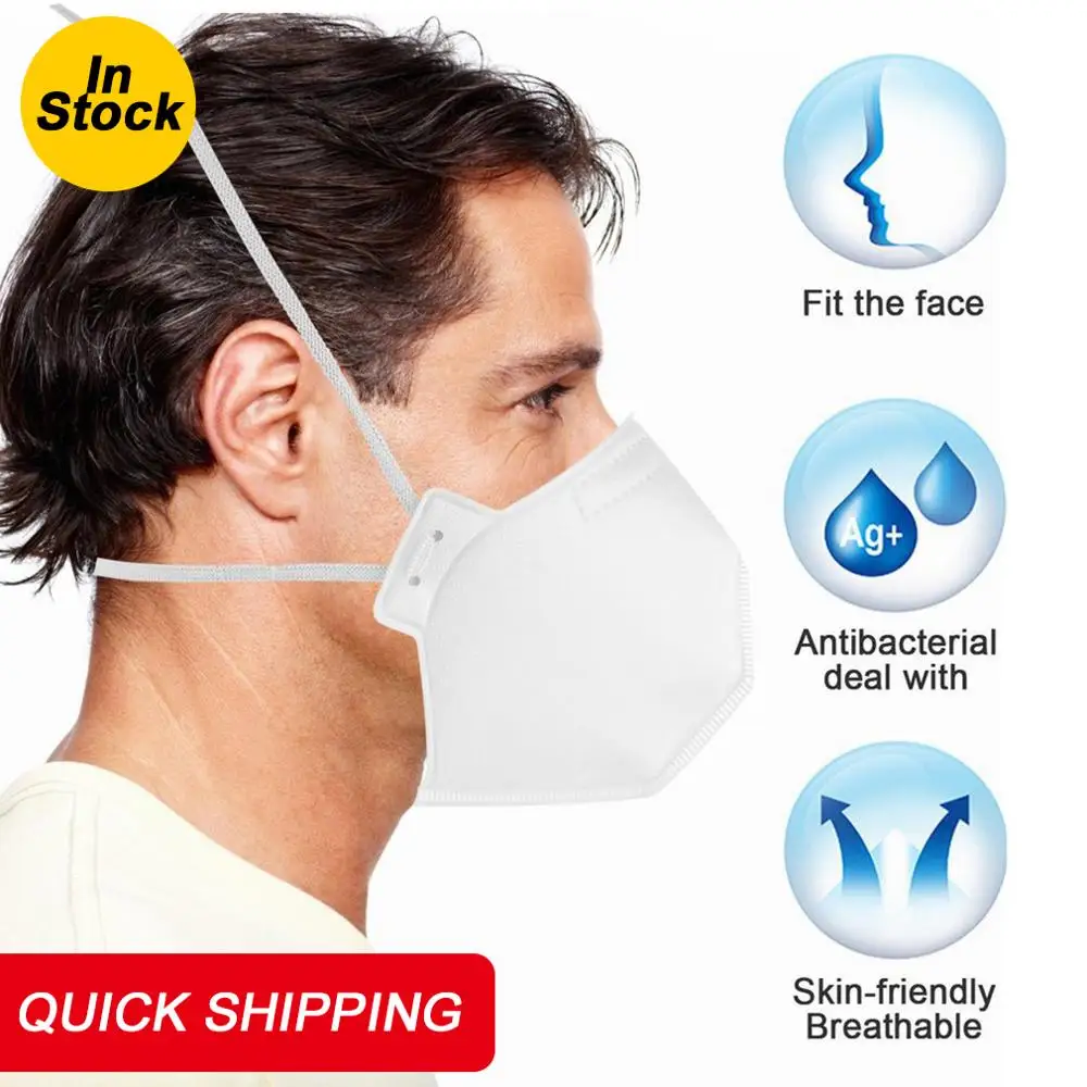 

6/12/20/60pcs FFP3 face mask N99 filter 99% bacteria Anti-fog pneumonia Influenza protection mask unisex non-woven Dust Mask