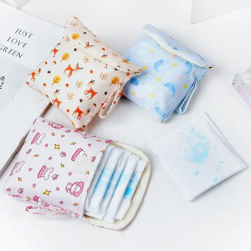 BalleenShiny Милая портативная гигиеническая сумка для салфеток Женская