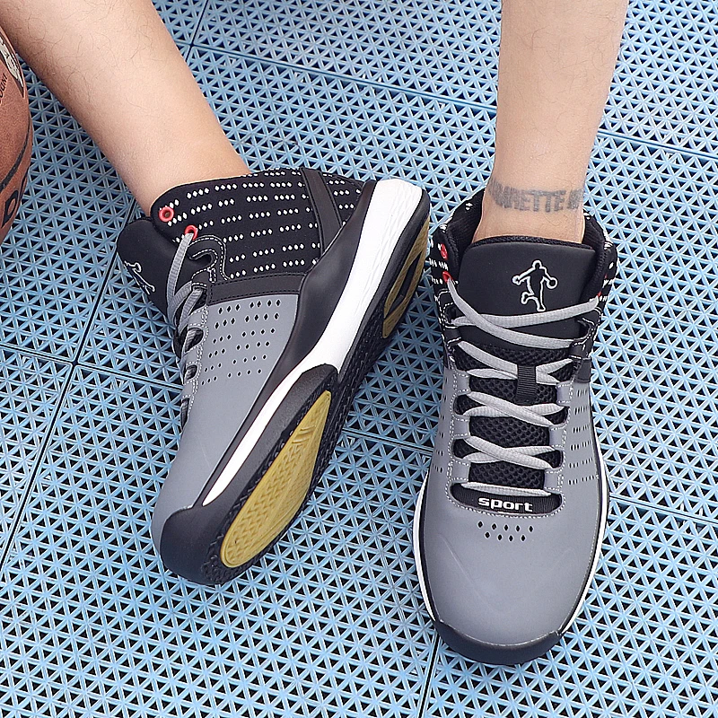Men's lightweight and comfortable basketball shoes fly line men's basketball shoes sneakers men