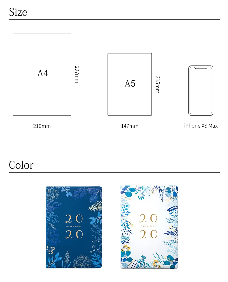 Agenda Planner Organizer A5 Diary Notebooks and Journals Back to School Weekly Monthly Note Book Kawaii Wonderful Book