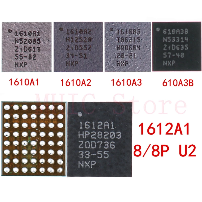 10 шт. зарядное устройство 1610A1 1610A2 1610A3 610A3B 1612A1 микросхема для зарядки iphone 5S 6 6plus 6s 6sp