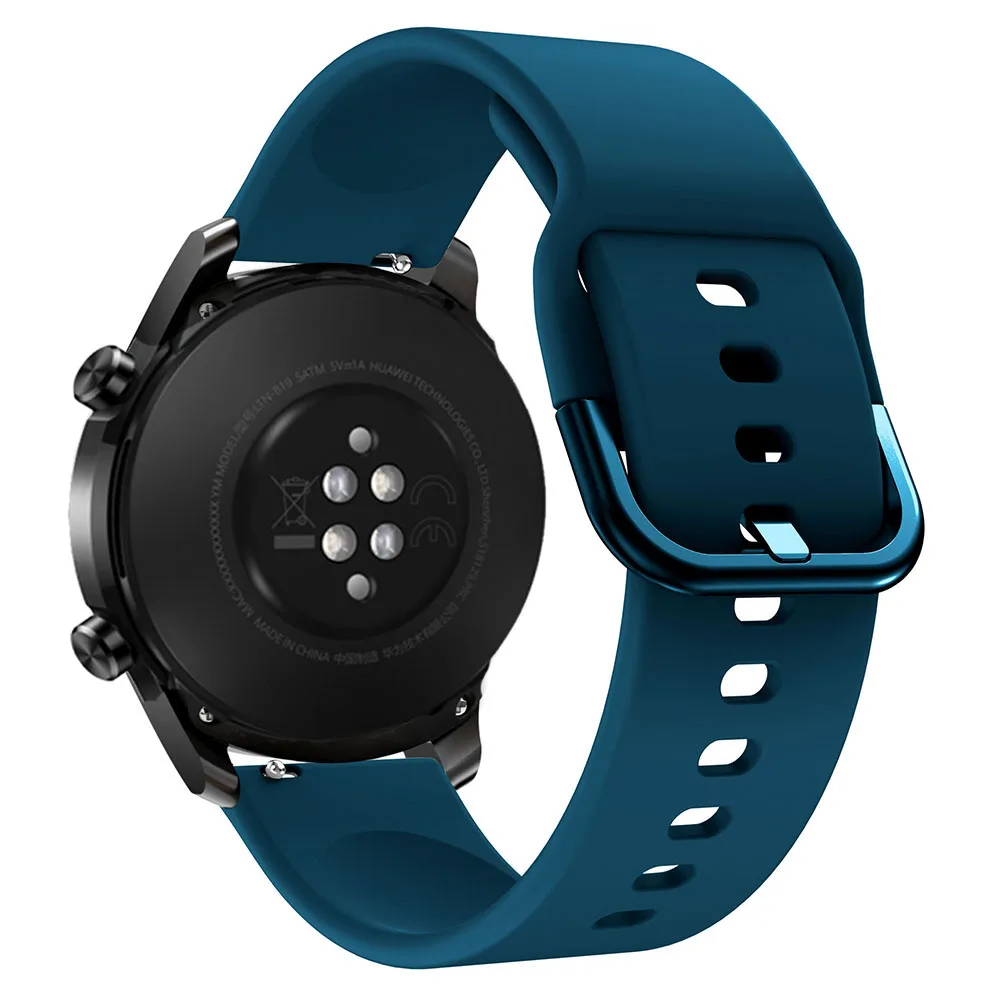 Силиконовый ремешок для часов Huawei Watch GT GT2 46 мм спортивный браслет наручных Honor Magic