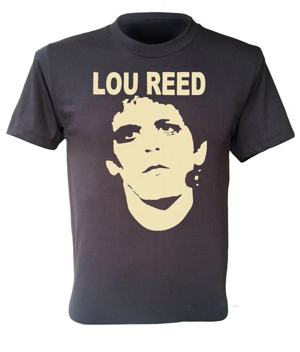 LOU REED футболка рок н ролл Группа животных Ретро Мужская темно серая рубашка S до 2XL