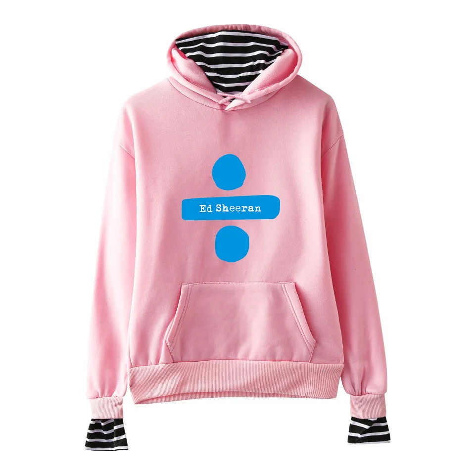 Europe And America Hot Sales Trend ED Sheeran Mock Two-Piece Hooded Long-sleeved Sweater