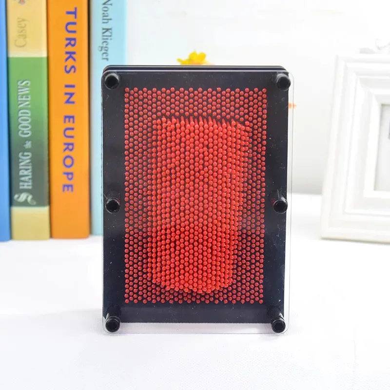 medium Pin Art 3D Скульптура Игла DIY резьба Форма Настольная игрушка украшение Hogar дом декоративные украшения для дома - Цвет: medium
