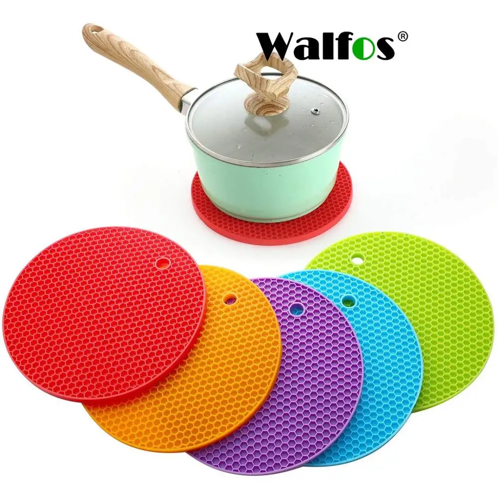 Walfos Nonslip Heat Resistant Kitchen Cooking Hot Pot Cover Holder Pad