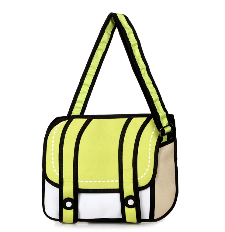 Модные женские сумки 2d мультфильм сумка мессенджер сумка через плечо, Bolsa Feminina Bolsosde Ombre 3d сумочка