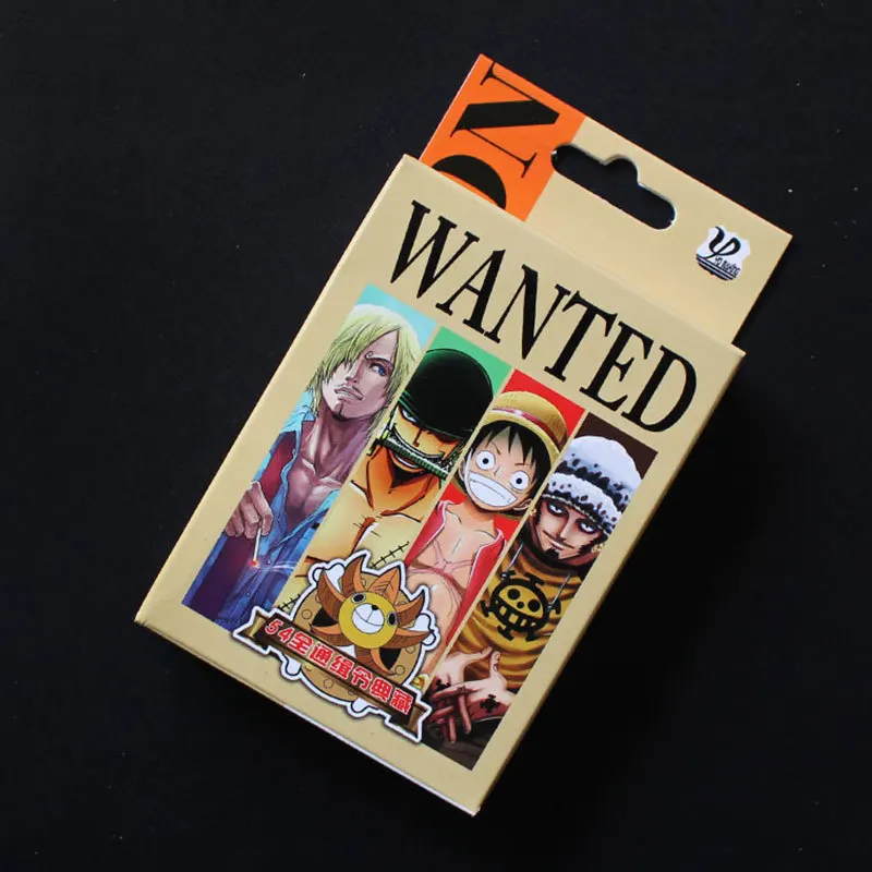 

New Anime Pirates Around Luffy Joe Bassolong All-nighter Playing Cards Creative Hardcover Board Games poker