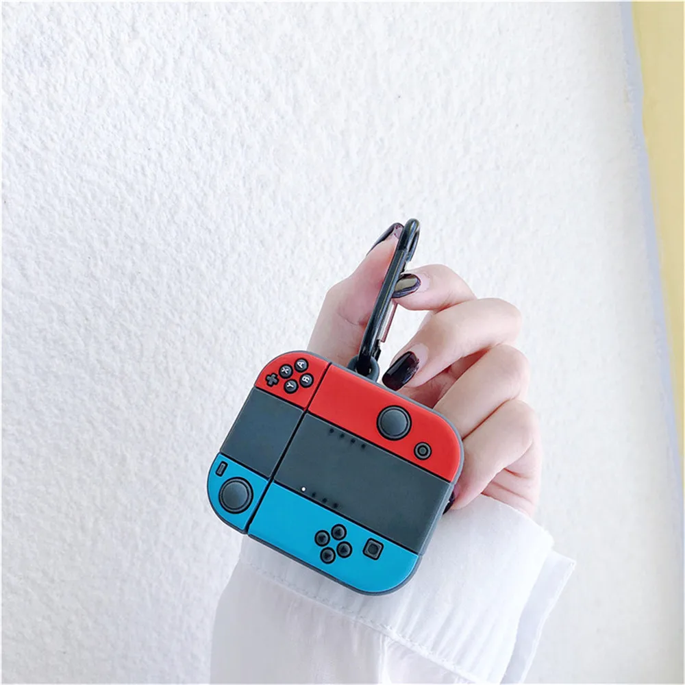 

Creative Silicone Protective Case For Airpods 1/2 Bluetooth Wireless Earphone Case Cover Shell Skin for Nintend Switch Designer