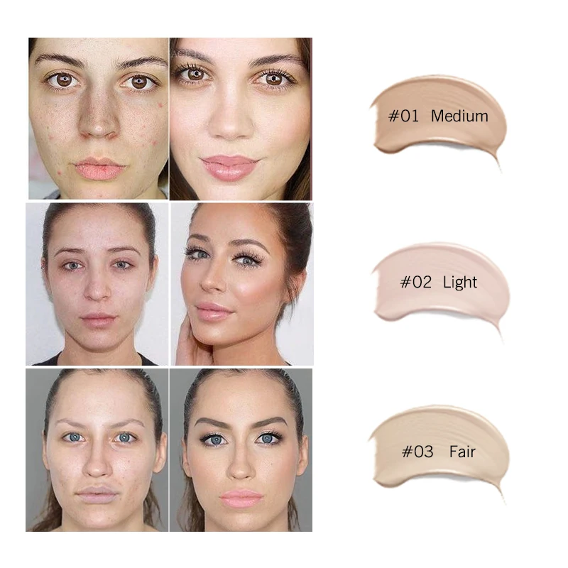 KIMUSE Liquid Concealer Stick Full Coverage Contour Face Makeup Lasting