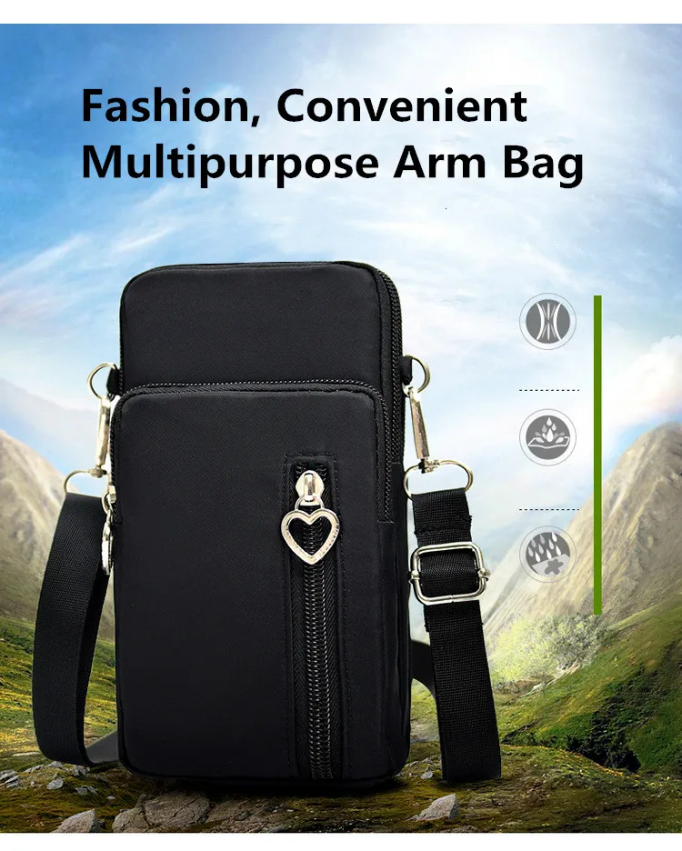 Мини-сумка квадратная вертикальная сумка для телефона женская сумка-мессенджер многофункциональная спортивная сумка на одно плечо через плечо висячая сумка на шею