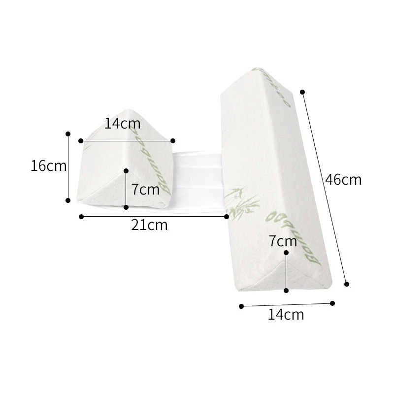 Baby Bedding Newborn Pillow Shaping Memory Foam Support Pillow Flat Head Shape Anti Roll Pillow Adjustable YJK003