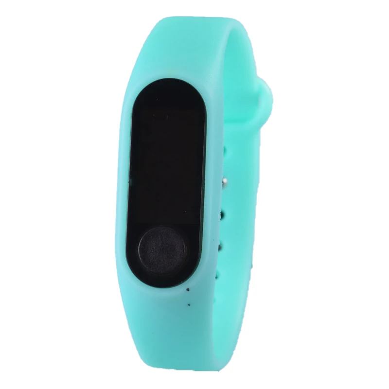 Mint Green Детские часы Детские светодиодные цифровые спортивные часы для девочек и мальчиков, женские и мужские электронные часы с силиконовым ремешком Reloj infantil - Цвет: Mint Green