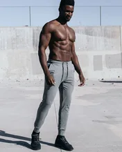 

2022 European And American Spring And Autumn New Men's Sports And Leisure Running Exercise Slim Cotton Elastic Clothes Pants