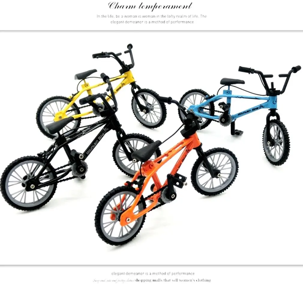 Мини-палец-bmx комплект фанаты велосипедов игрушка сплава палец BMX функциональный детский велосипед палец отличное качество игрушечные велосипеды bmx подарок