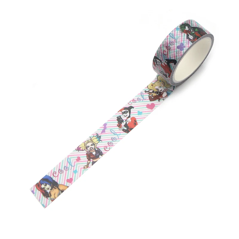 PC305 Wholesale 20pcs /lot Suicide Squad Washi Tapes DIY Painting paper Masking tape Decorative Adhesive Tapes