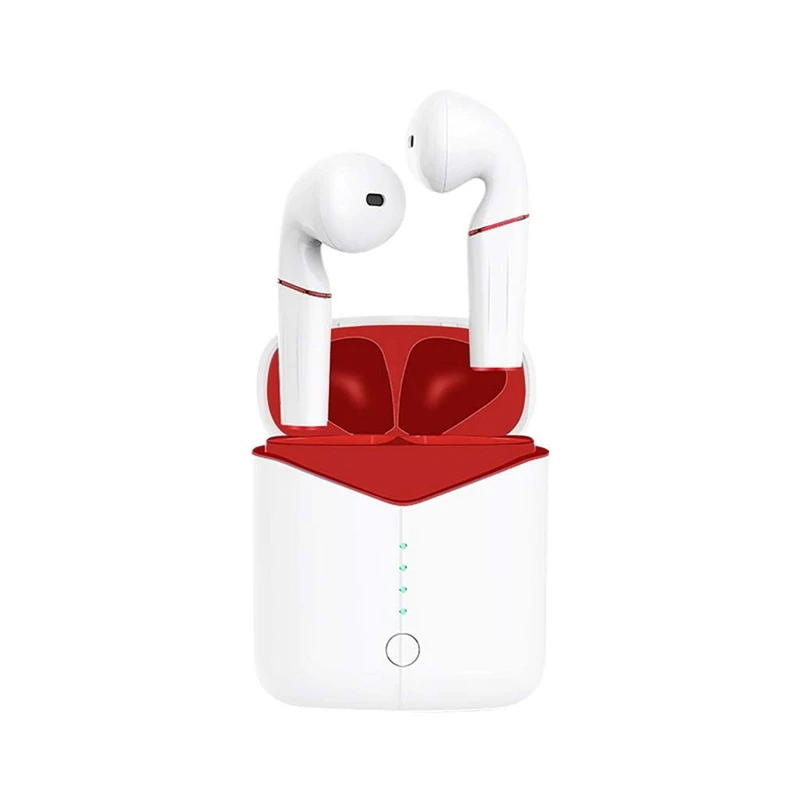 Red P20 Bluetooth 5,0 гарнитура TWS беспроводные наушники мини наушники ipx5водонепроницаемые TWS 3D стерео наушники - Цвет: Red