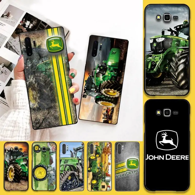 

HPCHCJHM john deere Coque Shell Phone Case For Samsung Note 7 8 9 10 pro Galaxy J7 J8 J6 Plus 2018 Prime