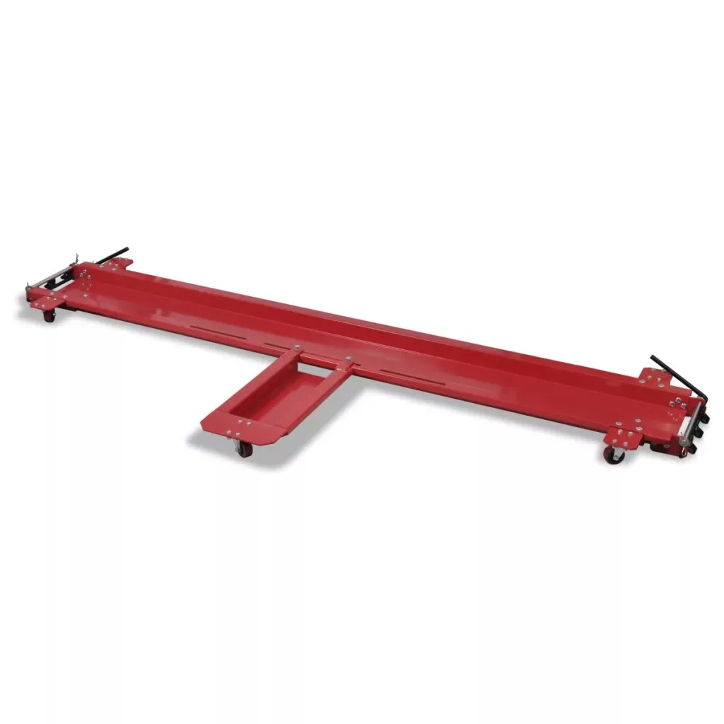 

VidaXL Motorcycle Dolly Red Motorcycle Stand Heavy Duty Shifting Frame Machine Large Row Moving Car Mobile Cart Platform