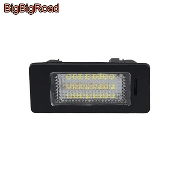 

BigBigRoad For BMW X5 Series E70 2006~2013 / M3 E46 CSL 2000~2006 LED Car License Plate Light Number Frame Lamp LED Lights