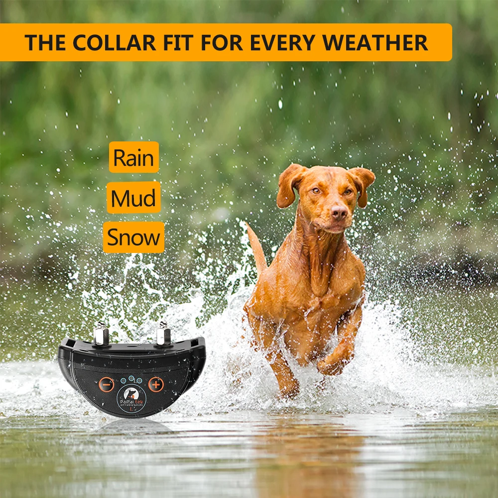 Anti Barking Collar for Large Dog Sound Vibration 5 Adjust Sensitive Level for All Sized Dogs Up to 45 Dys Running Time dog training collar dog bark deterrent
