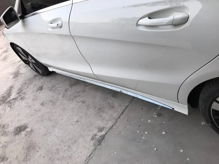 For Mercedes-Benz W205 car stickers modified body stainless steel bright strip C-CLASS decorative body side trim accessories